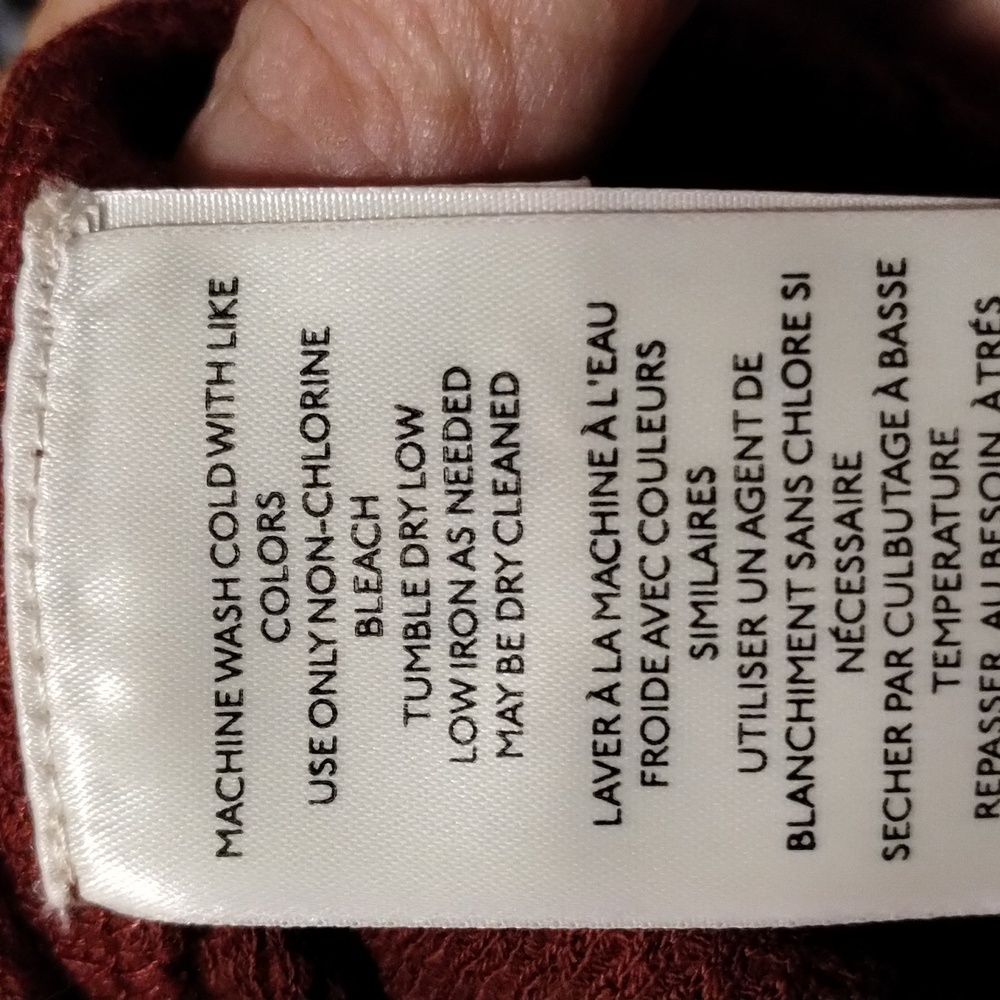 NWT Free People A Little Unruly Top in Red Jasper Sz S Free shipping👍 - Picture 11 of 12